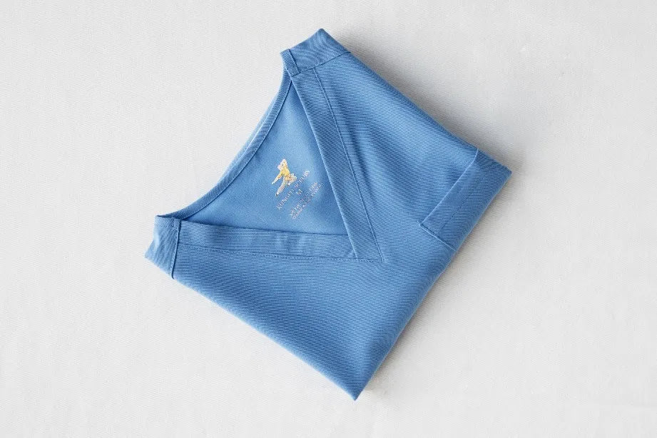 KUNGFU SCRUBS Women Nurse Scrubs Medical Uniform Top Antibacterial Soft Wrinkle-resistant Waterproof T-shirt Pencil Pants