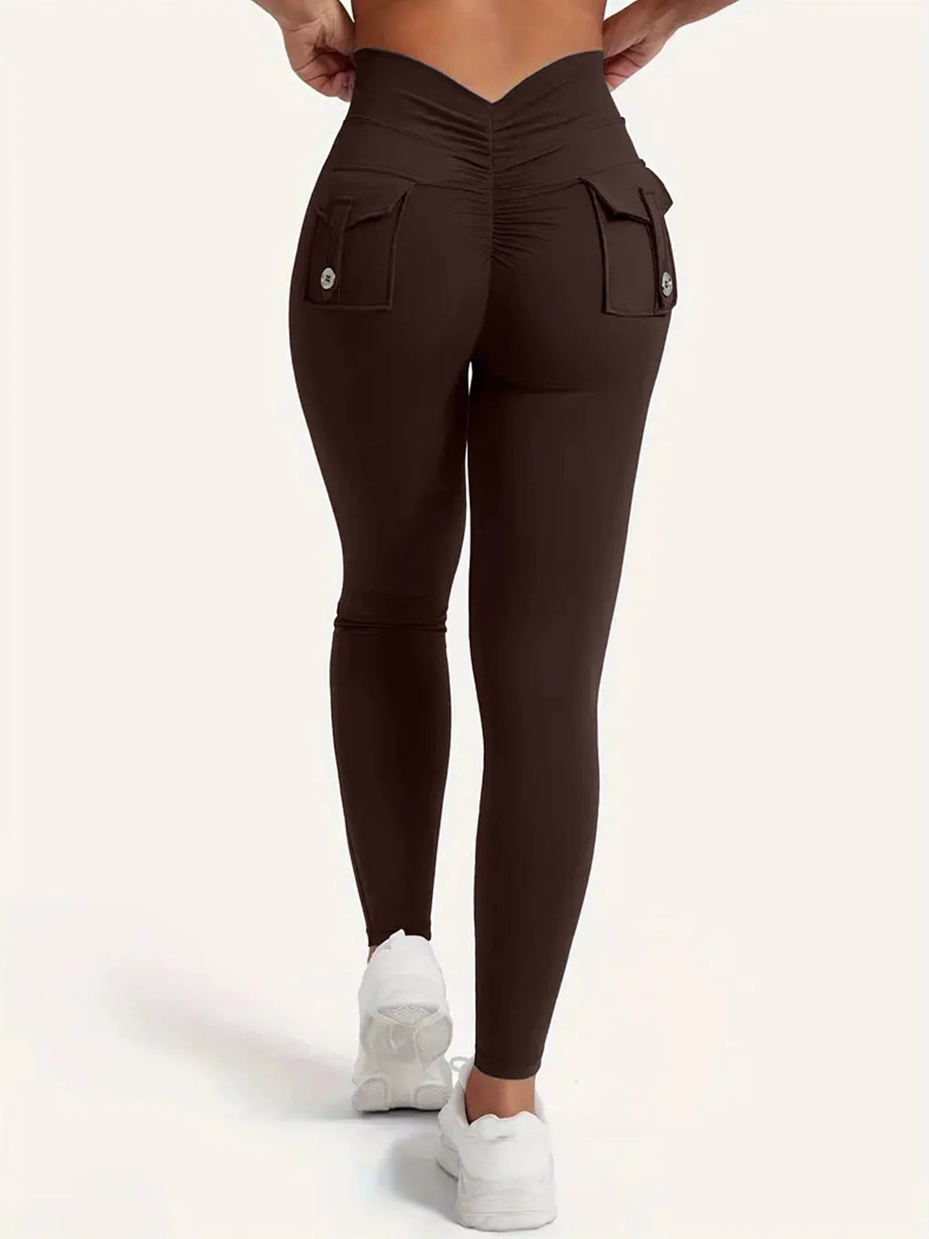 Women's High-Waisted Butt-Lifting Leggings with Pockets