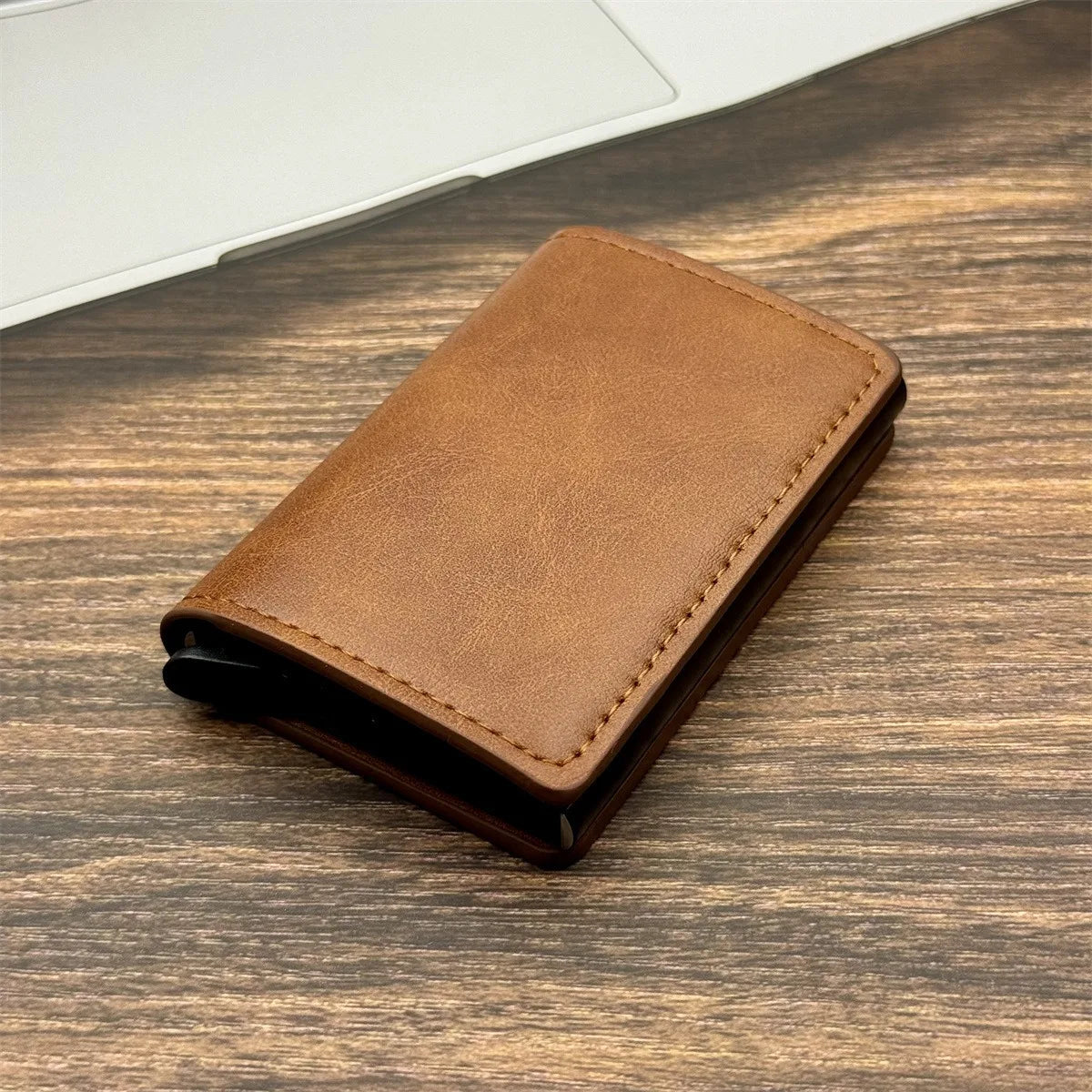 RFID Blocking Wallet-Automatic Pop-up Wallet