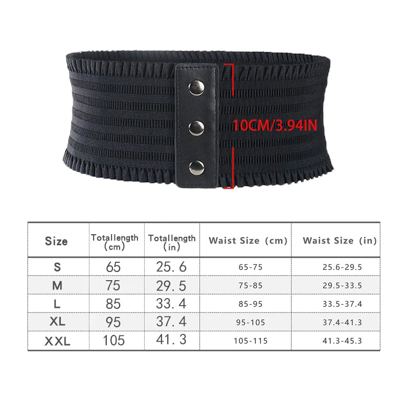 Ruffles Wide Belt Large Size