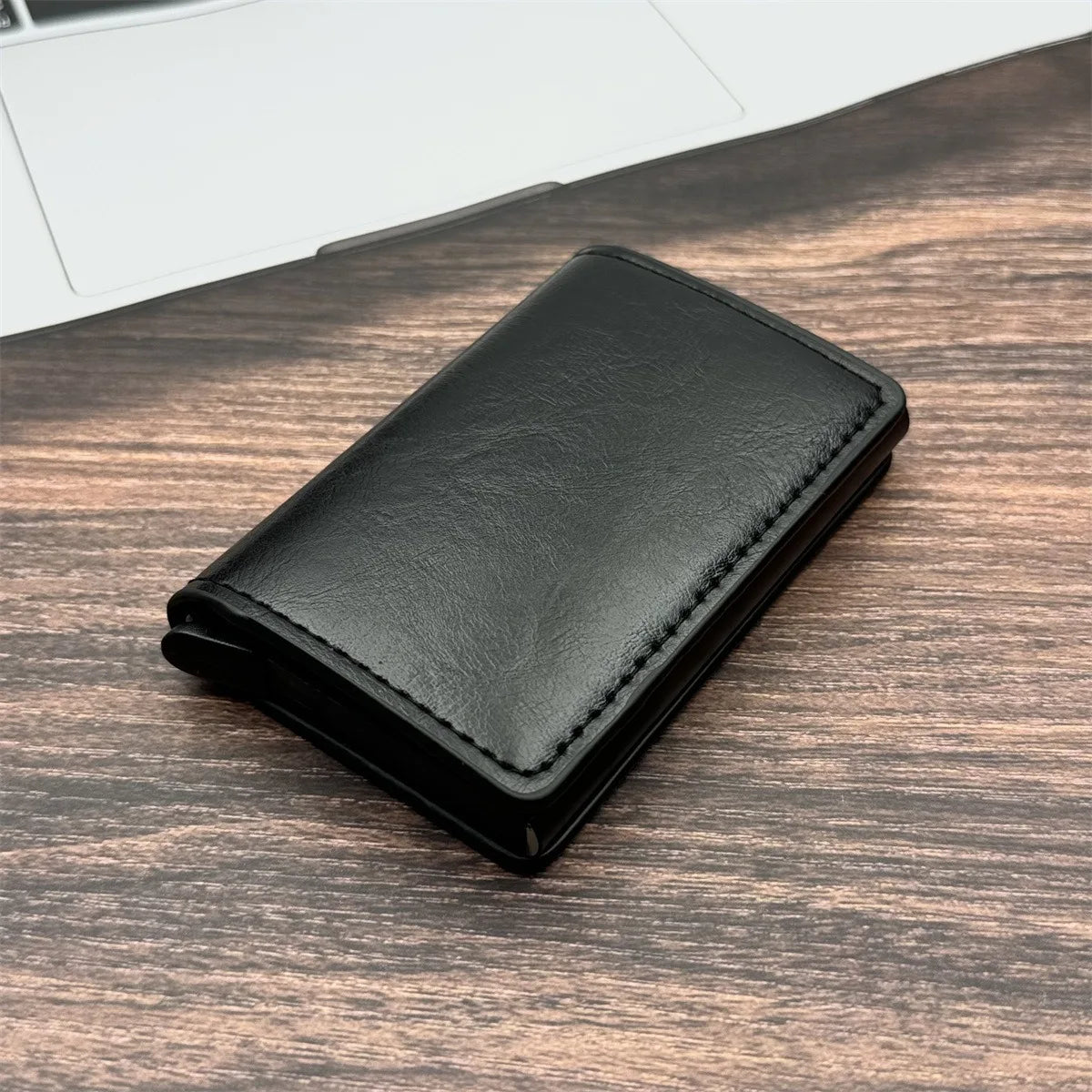 RFID Blocking Wallet-Automatic Pop-up Wallet
