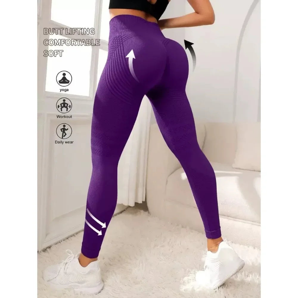Cellulite 3D Leggings, High Waisted Butt Lifting Tummy Training Control,