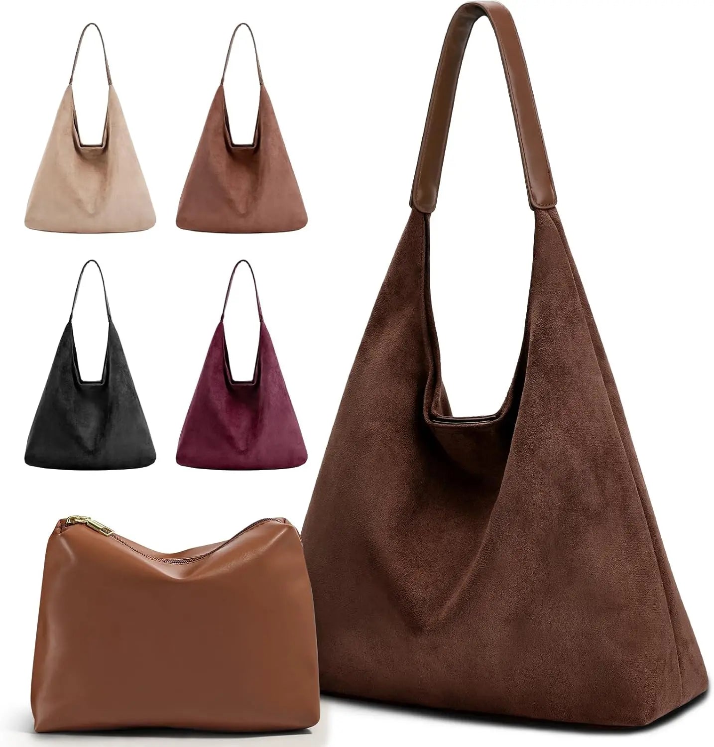 Suede Tote Bag