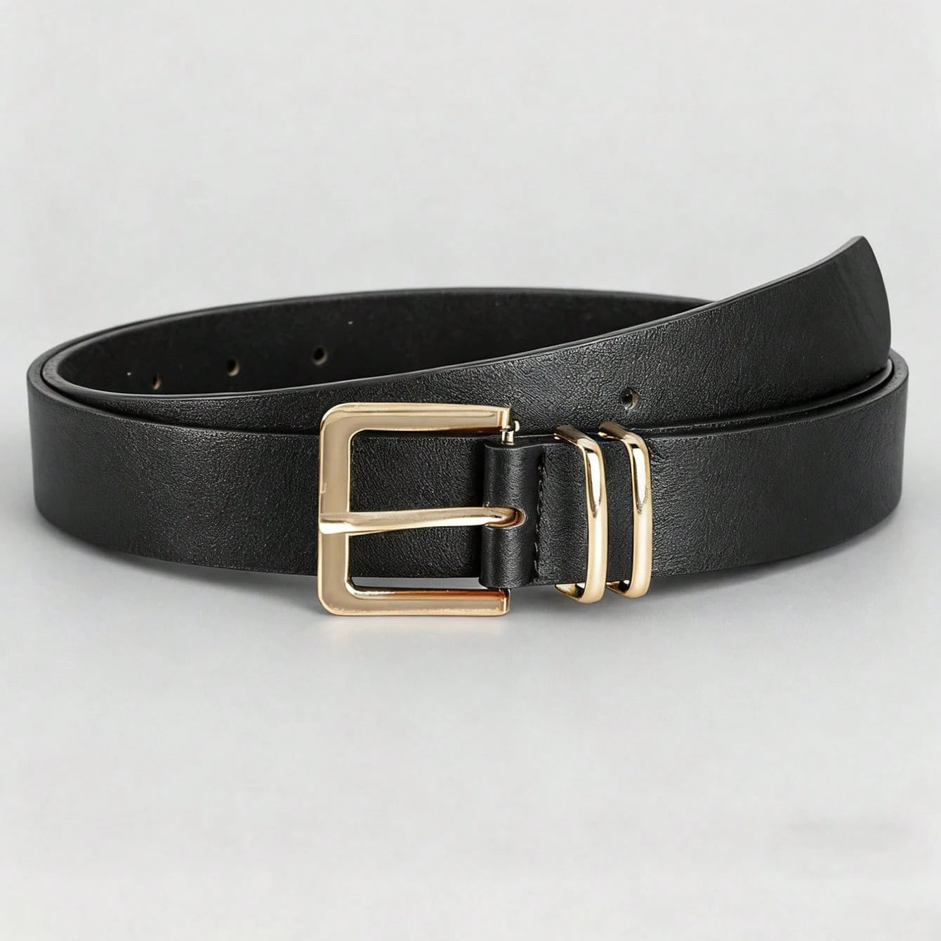 Women's Faux Leather Pin Buckle Belt