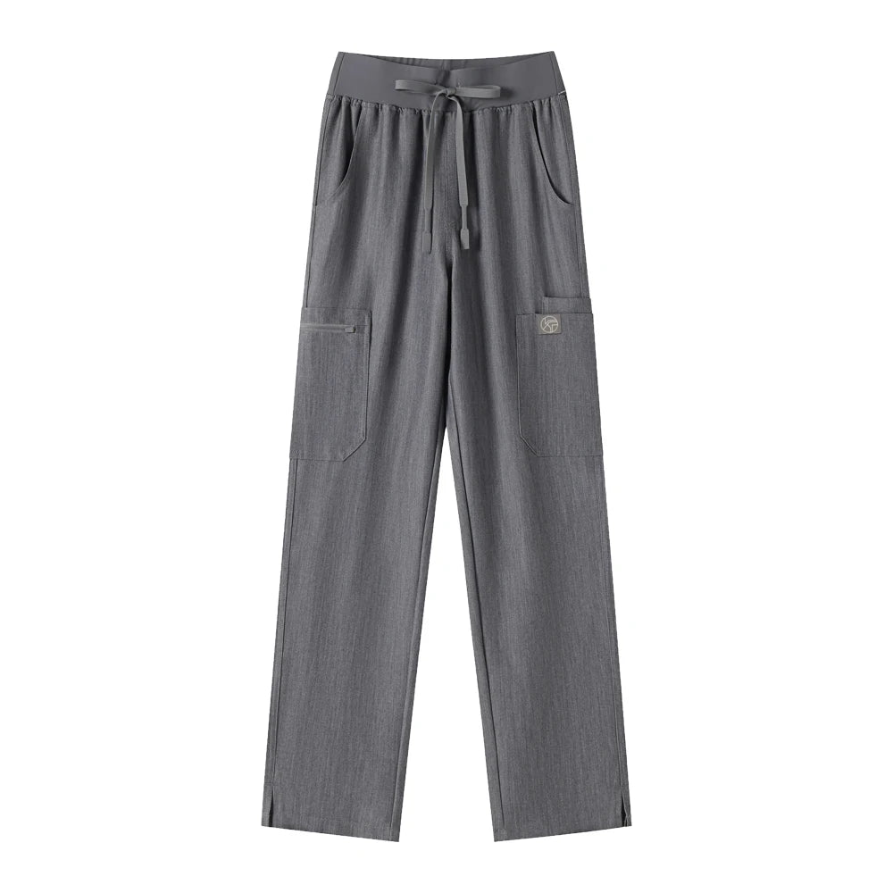 KUNGFU SCRUBS Women Nurse Scrubs Medical Uniform Top Antibacterial Soft Wrinkle-resistant Waterproof T-shirt Pencil Pants
