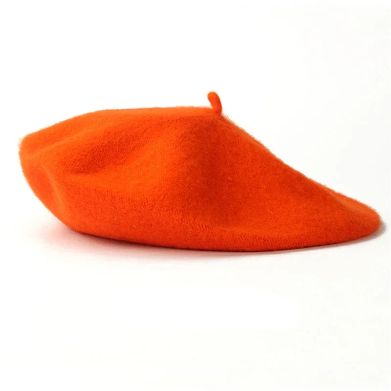 Wool Plain Beret