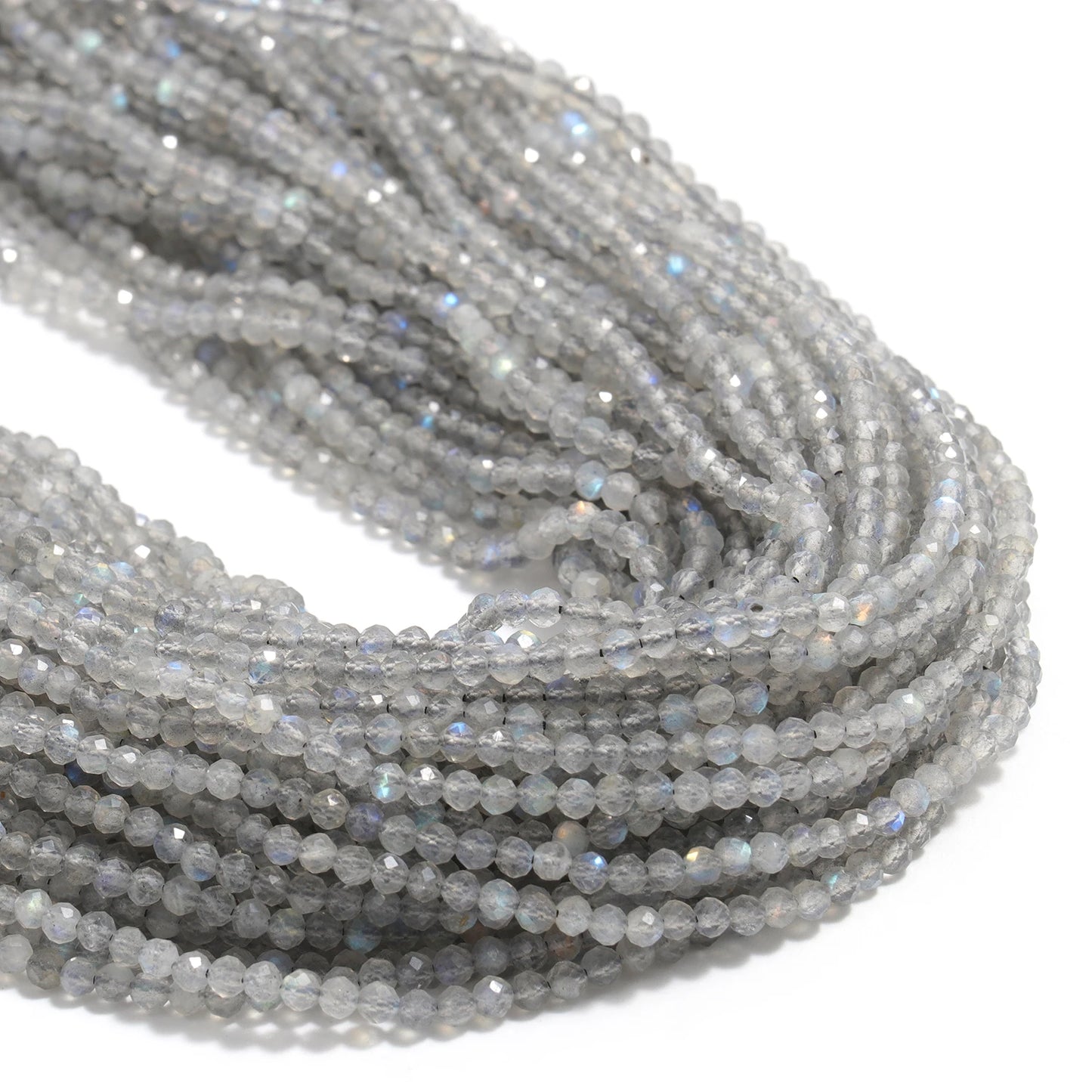 2 3 4mm Faceted Tiny Beads