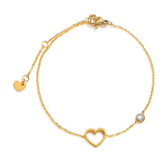 Birthstone Zirconia Thin Chain Link Cross Bracelet