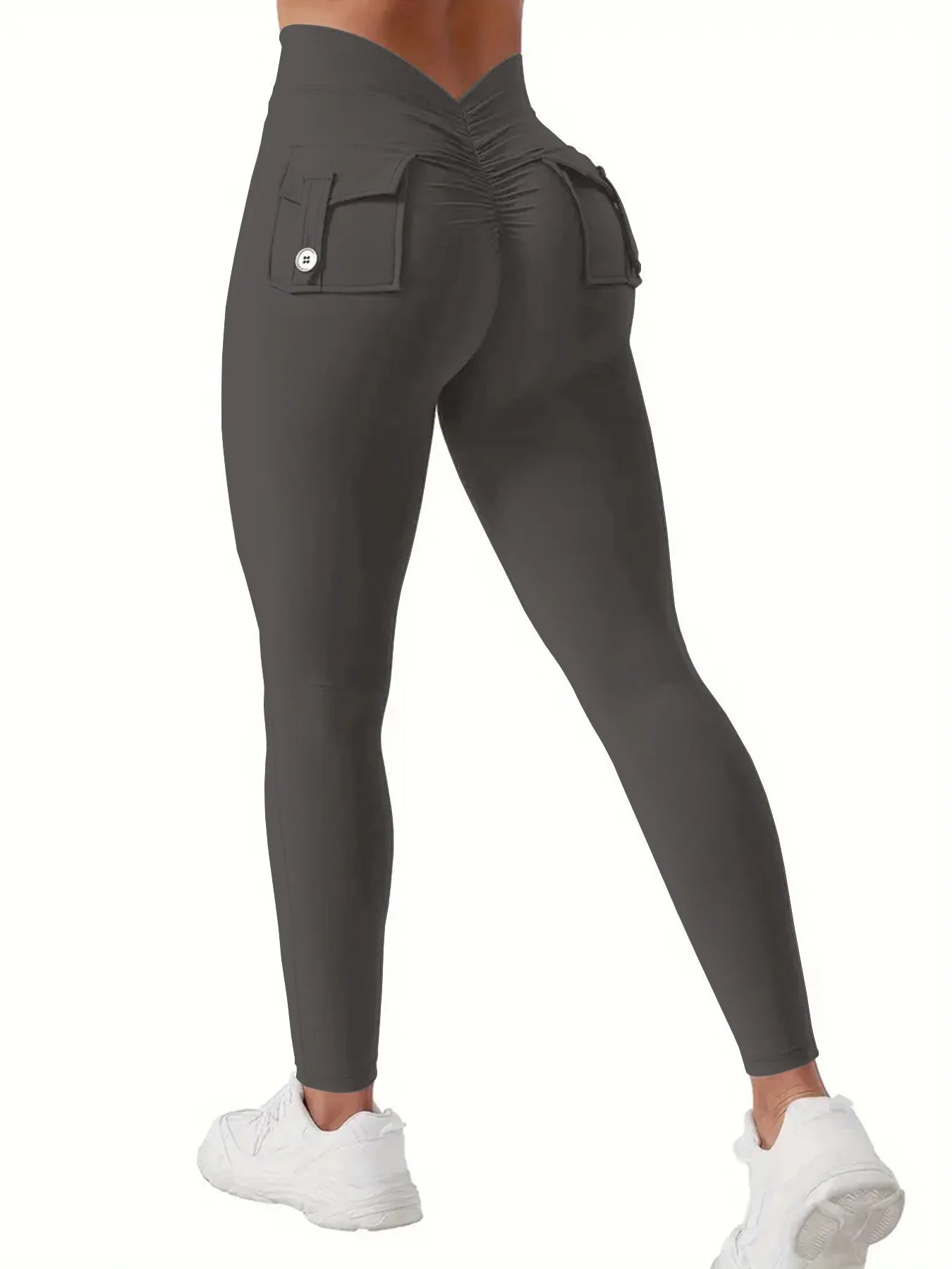 Women's High-Waisted Butt-Lifting Leggings with Pockets