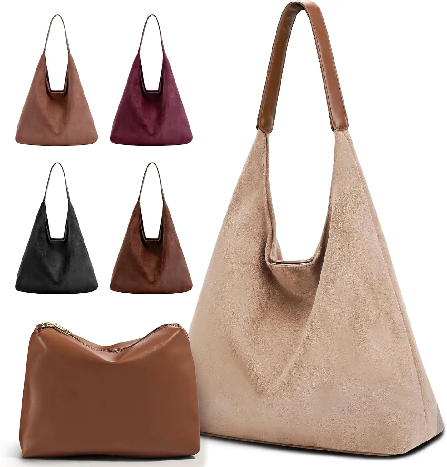 Suede Tote Bag