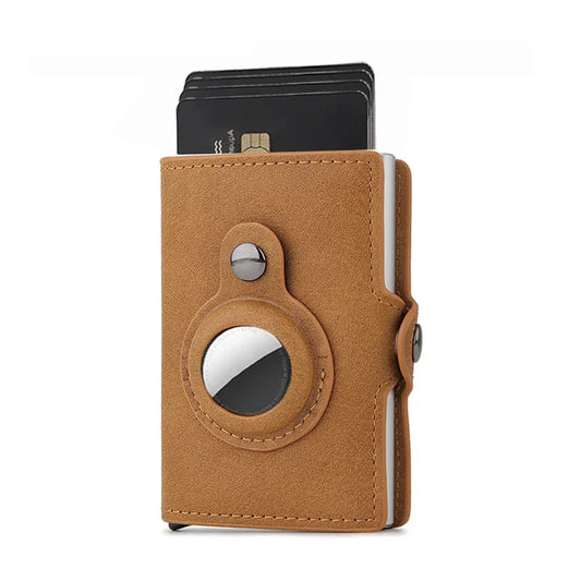 Carbon Fiber RFID Card Holder Airtag Wallet Tracker