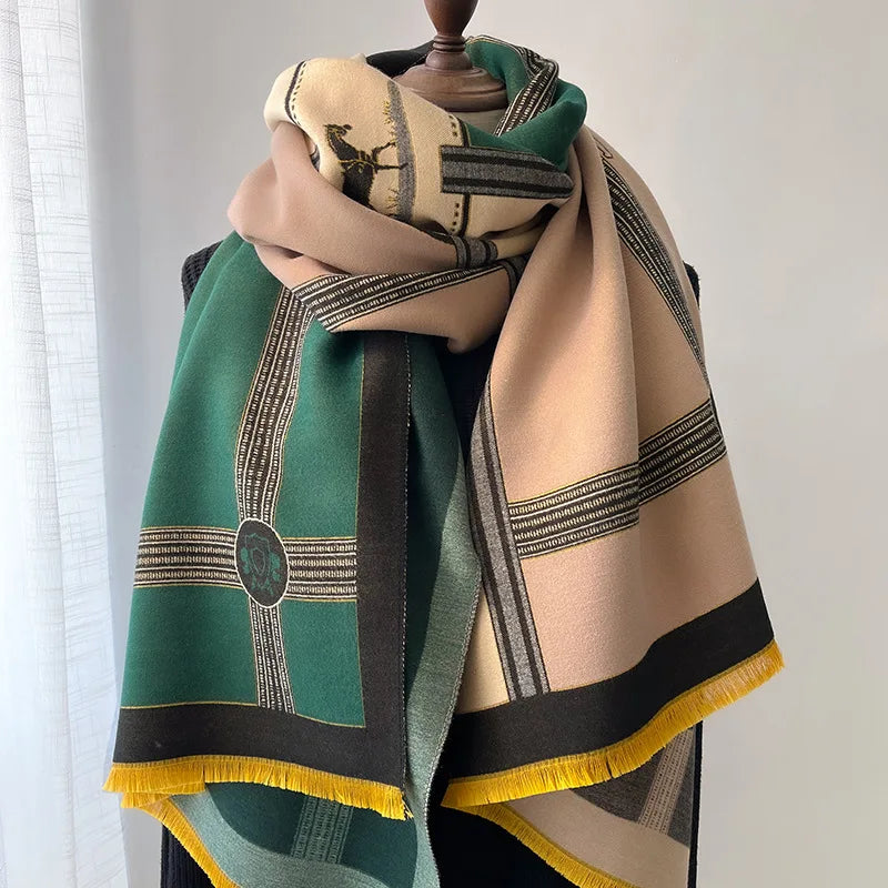 Thick Scarf Cashmere Shawl Wrap
